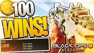 My 100th Blackout Win! (Black Ops 4 Battle Royale)