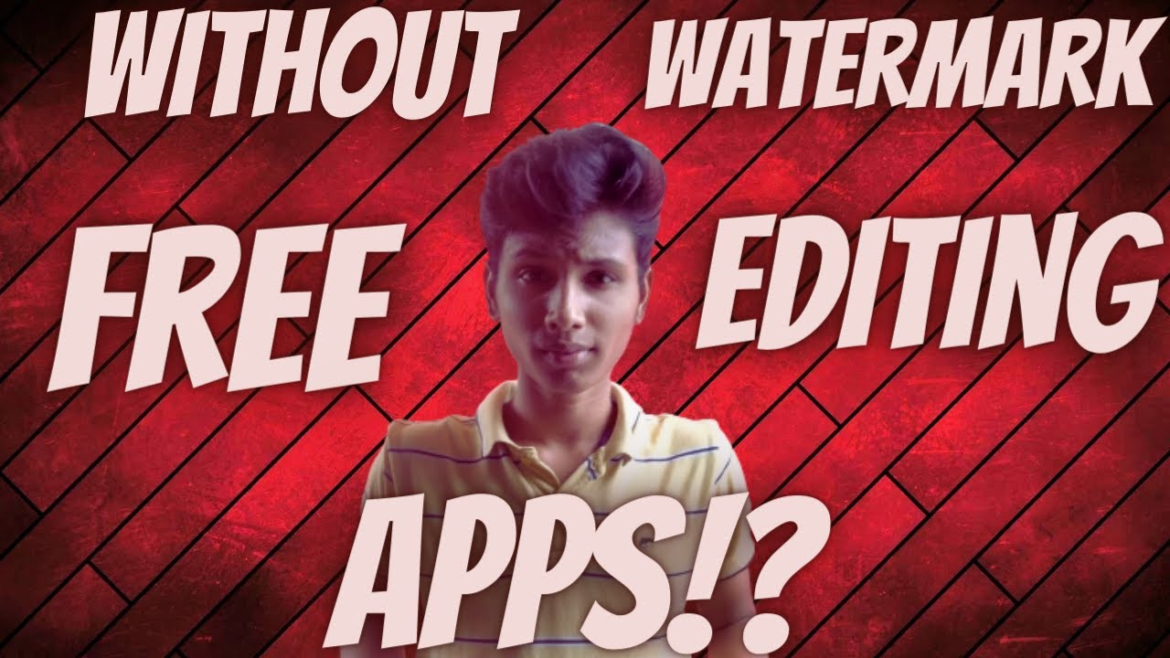 Free video editing apps for Android| Without watermark | Tamil | Buddy Sherif