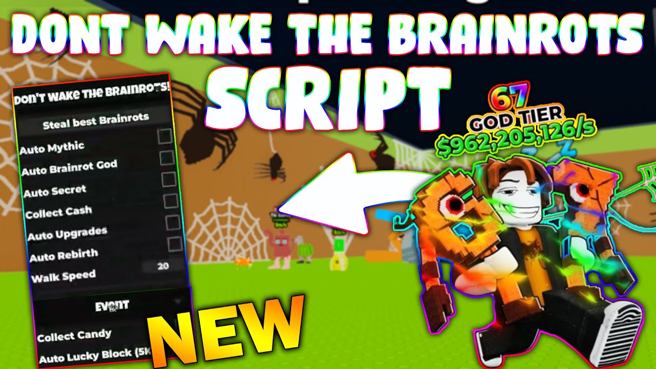 *NEW* Don't Wake the Brainrots! Script (PASTEBIN 2025) (EVENT FARM