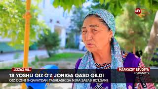 18 yoshli qiz oʻz joniga qasd qildi