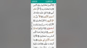 surah AlMutaffifin Mohamed Siddik Al Minshawi 83 I سورة المطففين
