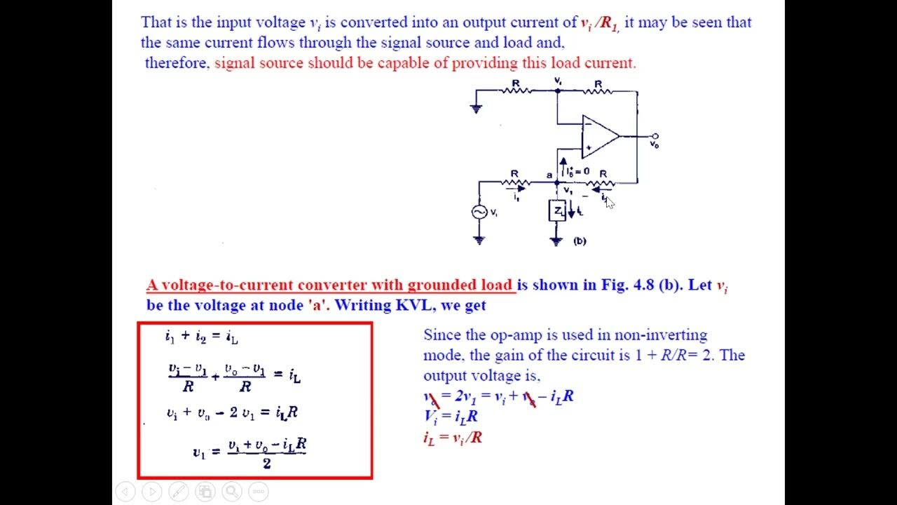 V I and I V Converter - YouTube