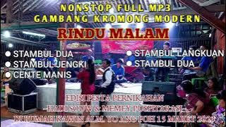 LAGU GAMBANG KROMONG MODERN RINDU MALAM FULL MP3