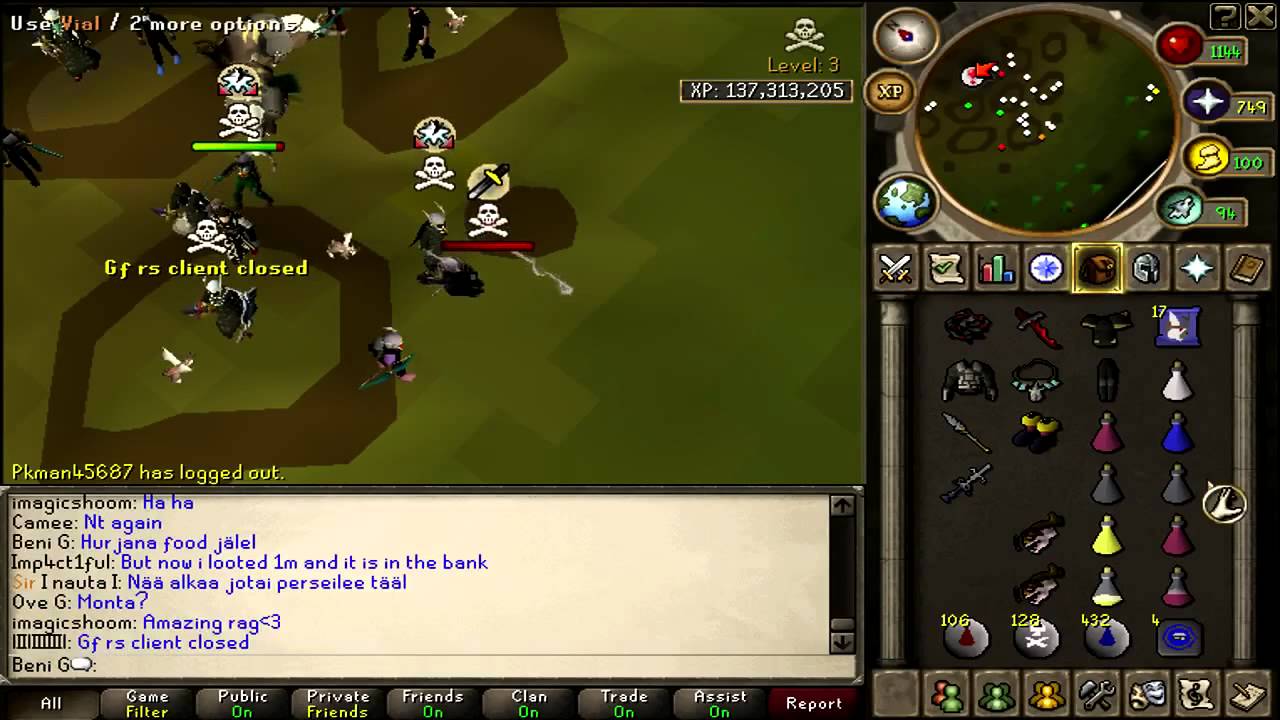 Runescape pking - UPKERS - Beni G _ High risk Hybriding _ 250M Loots