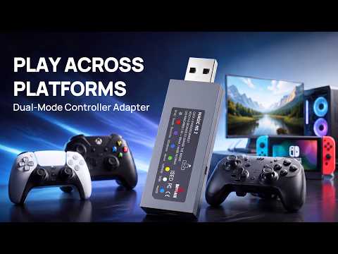Mcbazel MAGIC NS 2 Wireless Bluetooth Controller Adapter for Nintendo Switch/Windows/Raspberry Pi
