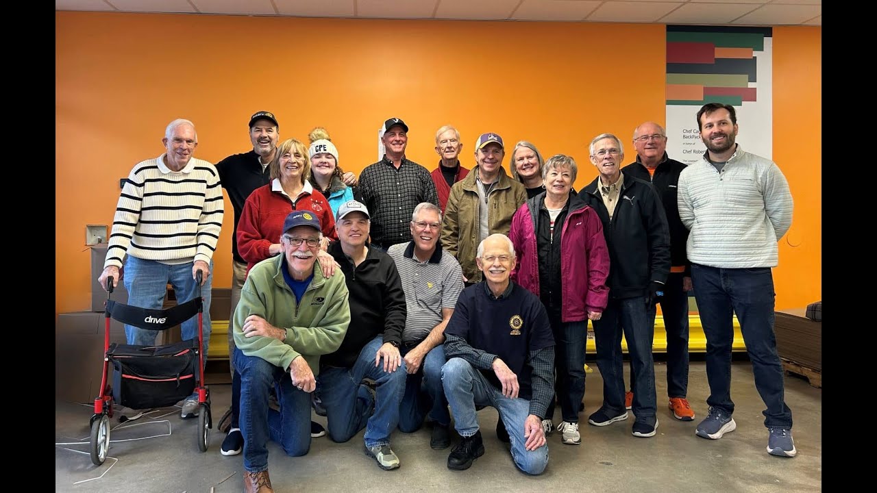 Rotarians Volunteer | Food Bank | Mt Pleasant Rotary | 02-01-2025