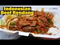 Savory Beef Rendang aka Indonesian dry curry out of this Philly Food cart! Delicious!