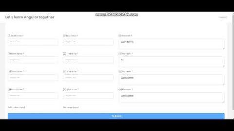 Angular Dynamic input (add and remove)