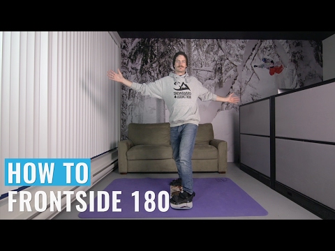 How To Frontside 180 On Your Training Board