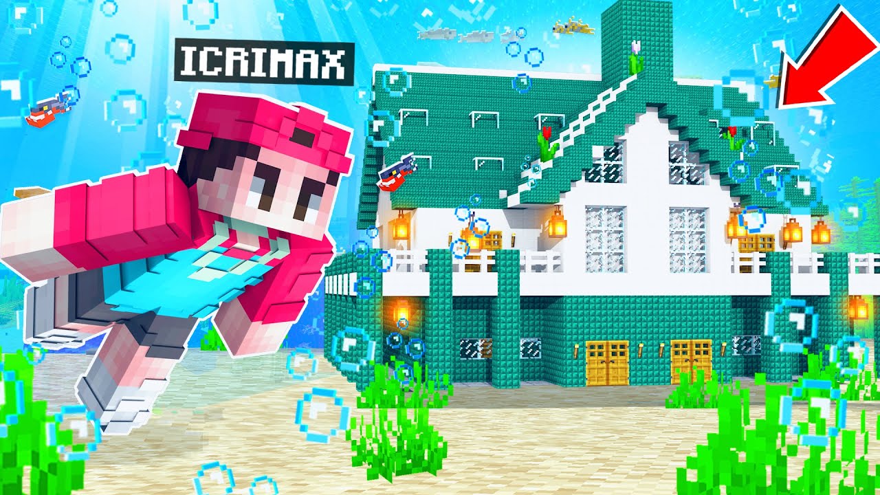 Mein NEUES WASSERKRIEGER HAUS in Minecraft! (YouTuber Insel)