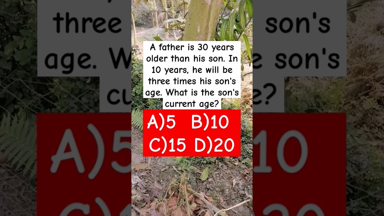 What is the son's current age? 