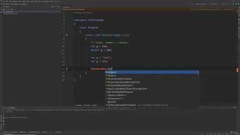 C# Basics 1: First Project + Intro to Variable Declaration