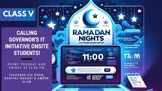 5. ATM Machine | Ramadan Coding Nights | TS Projects | Governor's IT Initiative | Code Loom