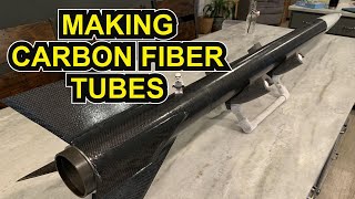 How I Roll Carbon Fiber Tubes for Rockets