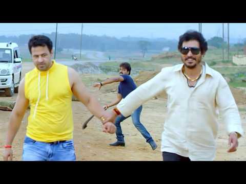देखिये कैसे पवन सिंह ने गुंडे के भाई की गर्दन काट के उदा दी तलवार से   Raja Movie Best Action Scene