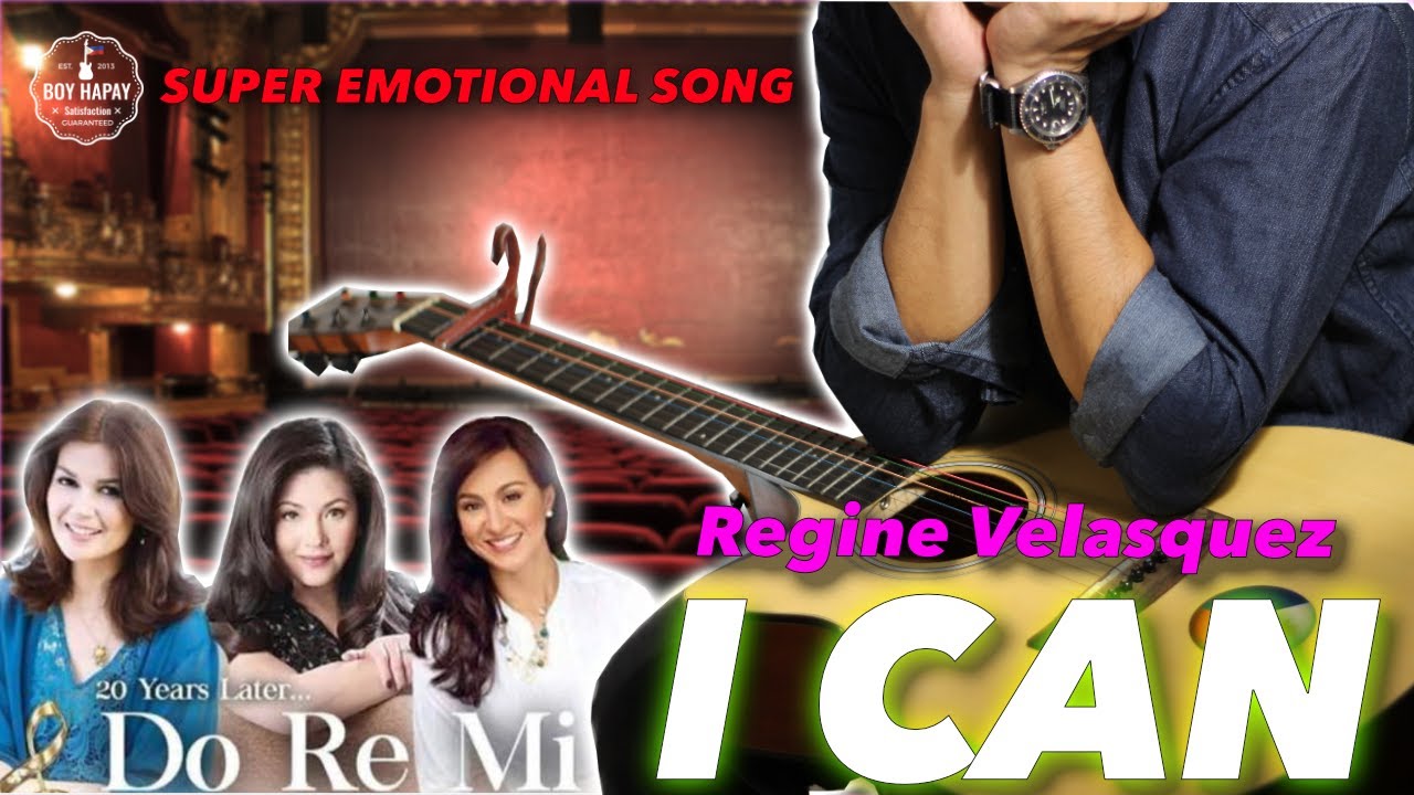 I Can Regine Velasquez Donna Cruz DOREMI OST Instrumental guitar karaoke cover with lyrics YouTube