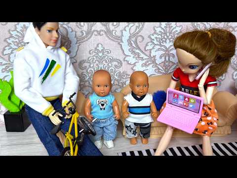 ПРОВЕРКУ НЕ ПРОШЁЛ😱😮 КАТЯ И МАКС веселая семейка! Куклы Барби и ЛОЛ #мультики ДаринелкаТВ