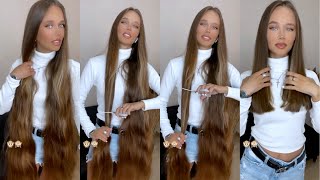 Blonde Rapunzel Chops Off Her Hair