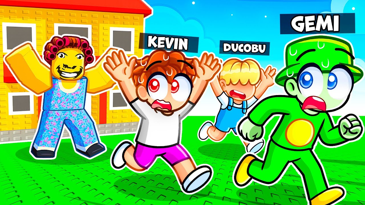 Je PRANK mes VOISINS en SONNANT chez eux puis je COURS comme un FOU sur Roblox ! (C'est MARRANT)