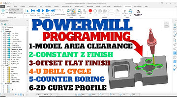 DELCAM SOFTWARE TRAINING OR POWERMILL 3D AND 2DPROGRAMMING #powermill #delcam #how @CADCAM_KANPUR