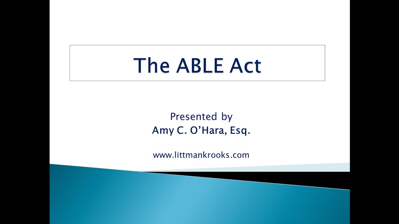 The Able Act