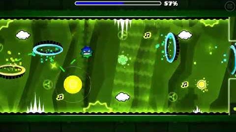 Geometry dash recent level || Lonely zone (hard) by Greengarden