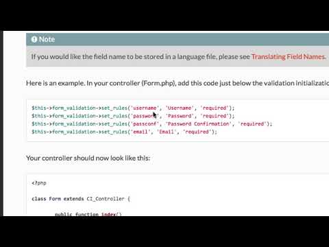 CI101   18 Form Validering