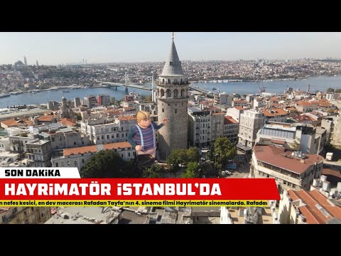 Dev Robot Hayrimatör Şimdi de Galata Kulesi’nde Görüldü