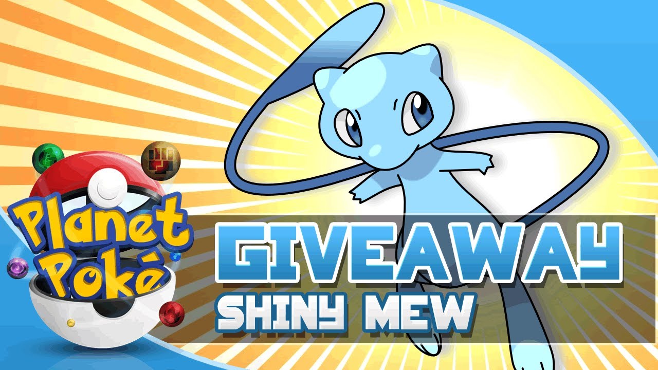 Shiny Mew Giveaway - YouTube