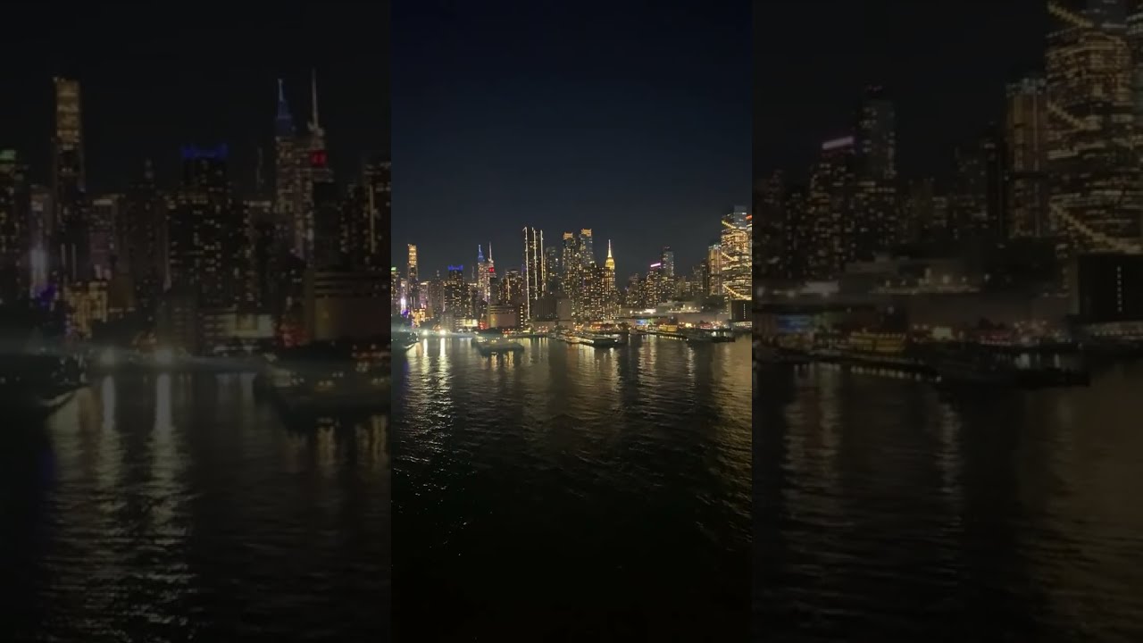 Cruising out of beautiful New York City