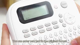 Vixic D210S - How to delete all text only then input new text?