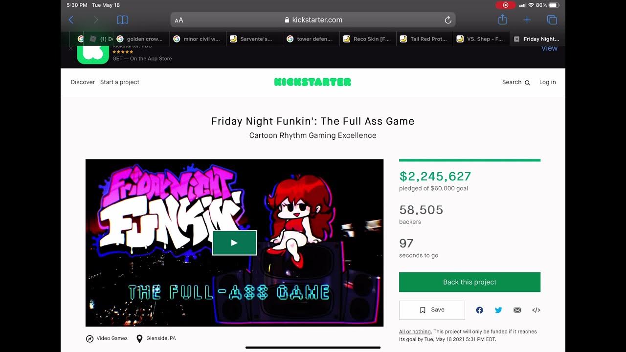 last minutes of fnf full game kickstarter YouTube