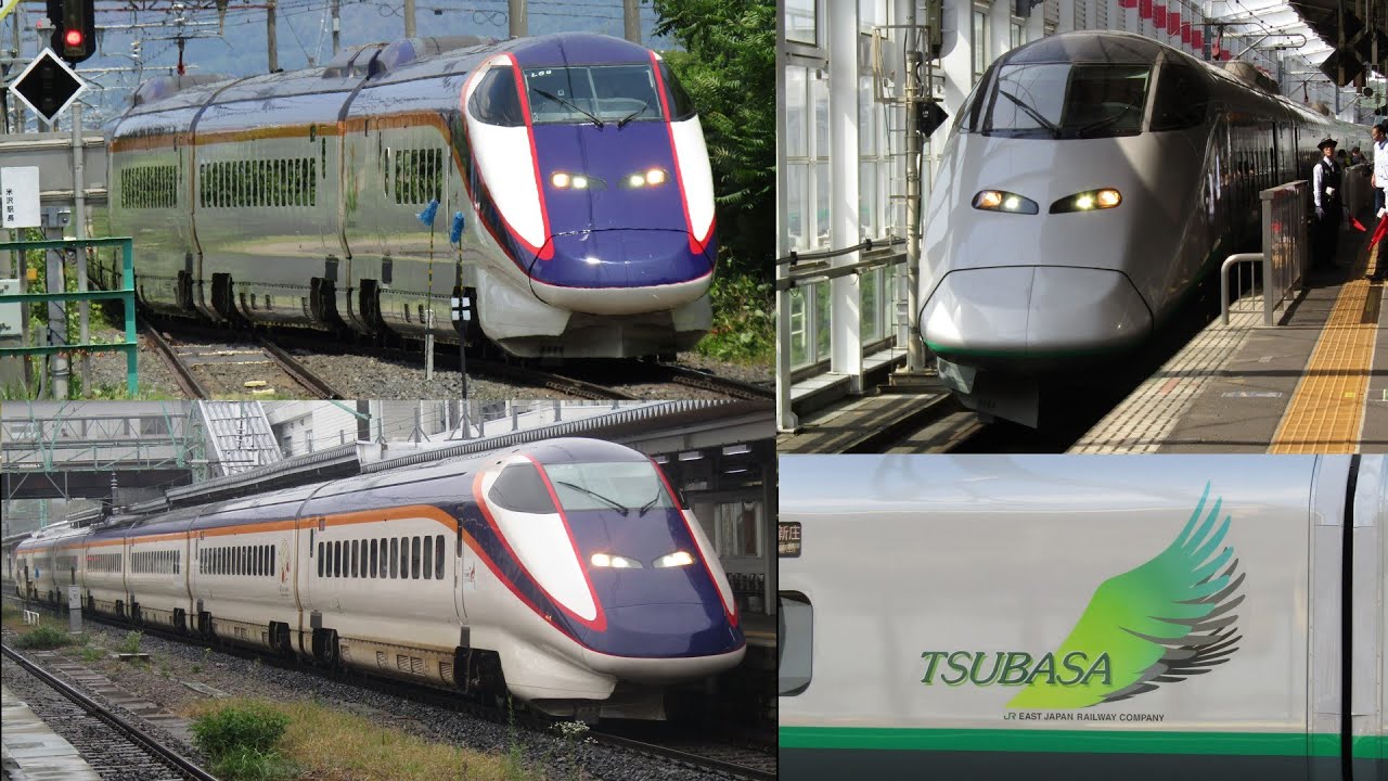 【山形新幹線】E3系発着・通過集(福島～天童間)