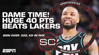 Damian Lillard s ELEVENTH 40-PT game ties Luka Giannis for MOST this season SportsCenter