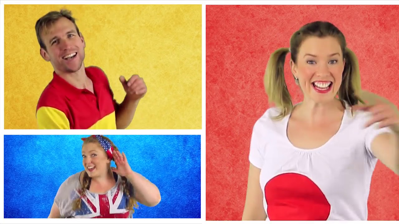 Counting to 10 Song in Four Languages! Kids Learn to Count 1 to 10