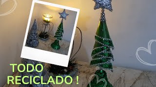 ♻️HACER  ARBOL  DE NAVIDAD CON BOTELLAS DE PLASTICO!! DIY MAKE CHRISTMAS PINE WITH PLASTIC BOTTLES♻️