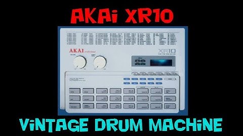 Akai XR10 Vintage Drum Machine