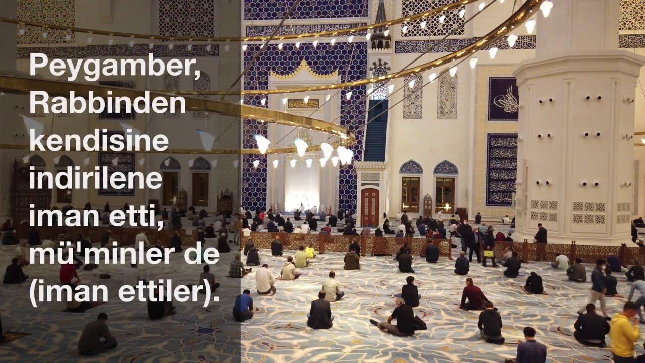 #İSHAKDANIŞ Üsküdar Büyük Çamlıca Cami İmamhatibi Huzur Verici Bakara-Necm ve Kalem Suresi..