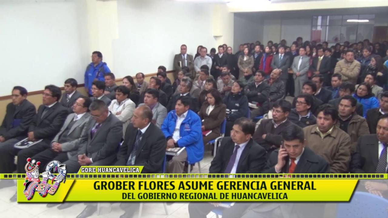 GROBER FLORES ASUME GERENCIA GENERAL DEL GOBIERNO REGIONAL DE HUANCAVELICA regional pokemon
