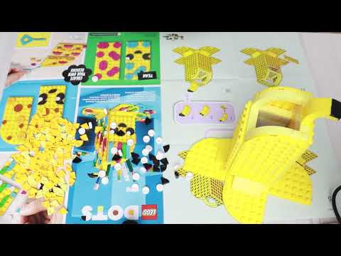 ASMR LEGO DOTS portalápices plátano adorable , ASMR LEGO (no talking)