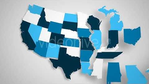 USA States Combine B | Motion Graphics - Envato elements