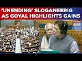 Goyal Highlights Gains From US Trade Deal, Oppn Continues Sloganeering Despite Demanding Discussion