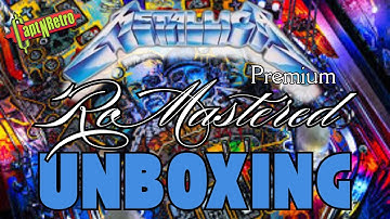 STERN Metallica Premium REMASTERED Pinball Machine Unboxing