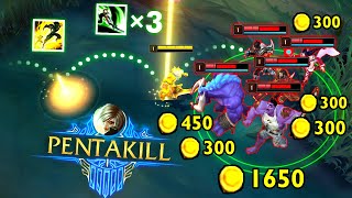 Perfect Level 1 Moments 5 Man Combo, Level 1 Pentakill, 200 Iq Invade...