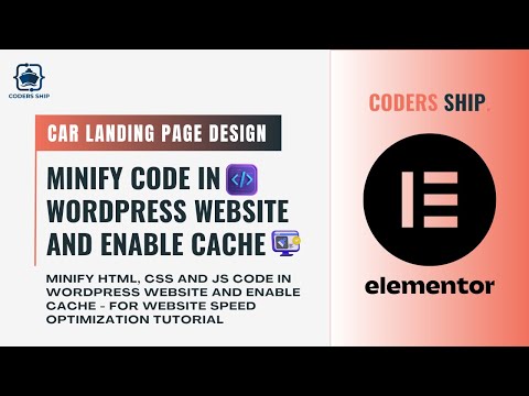 Minify HTML, CSS and JS Code in WordPress Website and Enable Cache For Website Speed Optimization