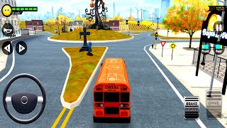 School Bus Simulator Driving | Coach Bus Driving Simulator 3d City Bus Games Android Gameplay screenshot 3