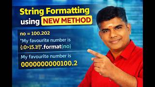 String formatting used in python 2.6 and above.