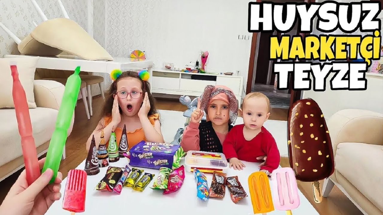 BANU ALYA HUYSUZ MARKETÇİ TEYZE OLDU !! DONDURMALARI ÇOK PAHALI SATMAK İSTEDİ ALMAYINCA SİNİRLENDİ !
