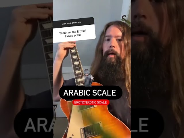 Most EXOTIC guitar scale | Arabic Scale class=