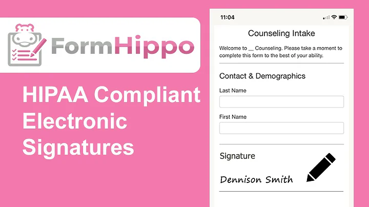 HIPAA Compliant Electronic Signature | How to get signatures on your forms online HIPAA compliant
